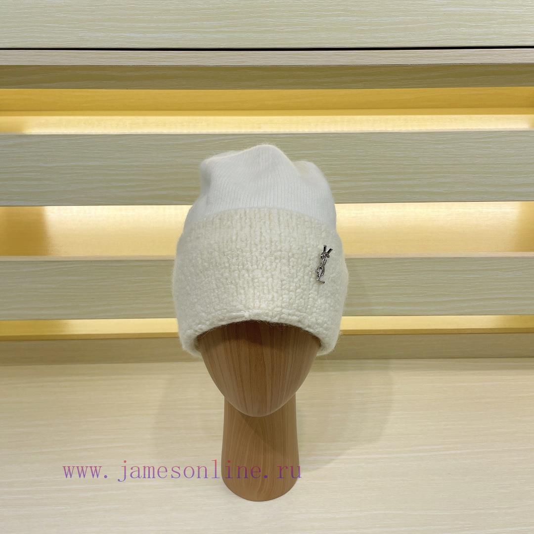 Ysl's popular knitted hatCustomized hat shape, fabric weight just rightNot prone to pilling,a3e6cvxs - Image 3