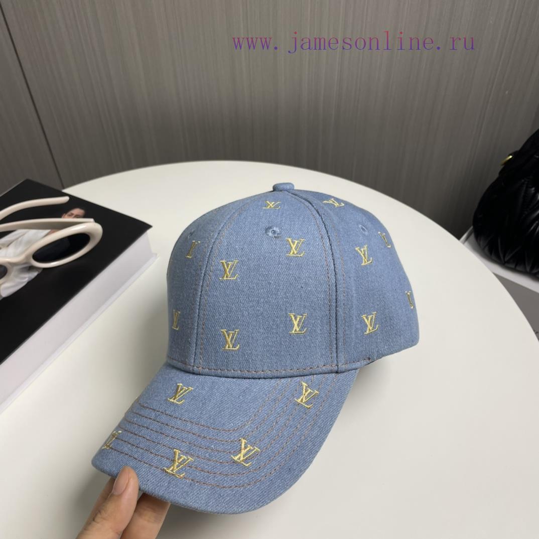 🧢LV Louis Vuitton 🧢 Official website shipment, embroidered letter baseball cap, very classiubhi4y7e - Image 3