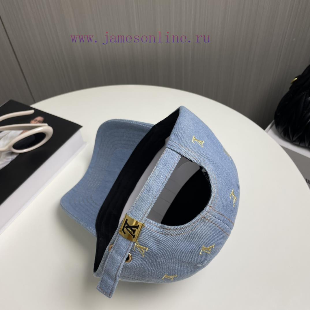 🧢LV Louis Vuitton 🧢 Official website shipment, embroidered letter baseball cap, very classiubhi4y7e - Image 4