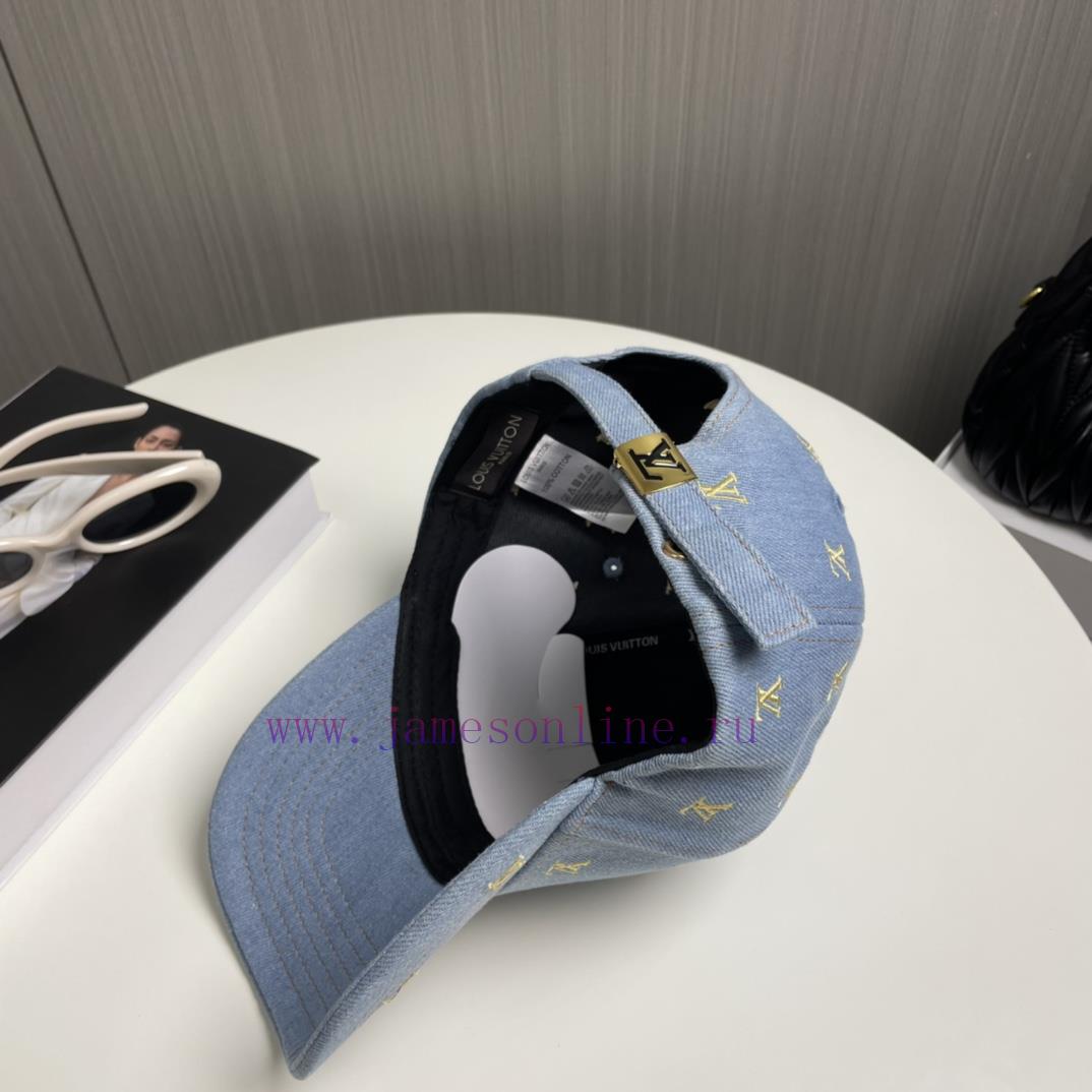 🧢LV Louis Vuitton 🧢 Official website shipment, embroidered letter baseball cap, very classiubhi4y7e - Image 5
