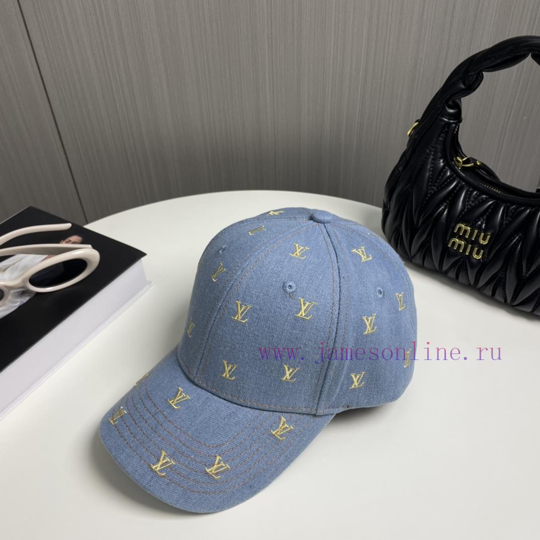 🧢LV Louis Vuitton 🧢 Official website shipment, embroidered letter baseball cap, very classiubhi4y7e - Image 7