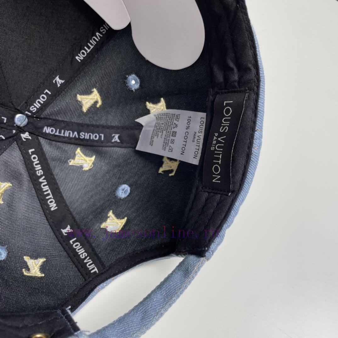 🧢LV Louis Vuitton 🧢 Official website shipment, embroidered letter baseball cap, very classiubhi4y7e - Image 8