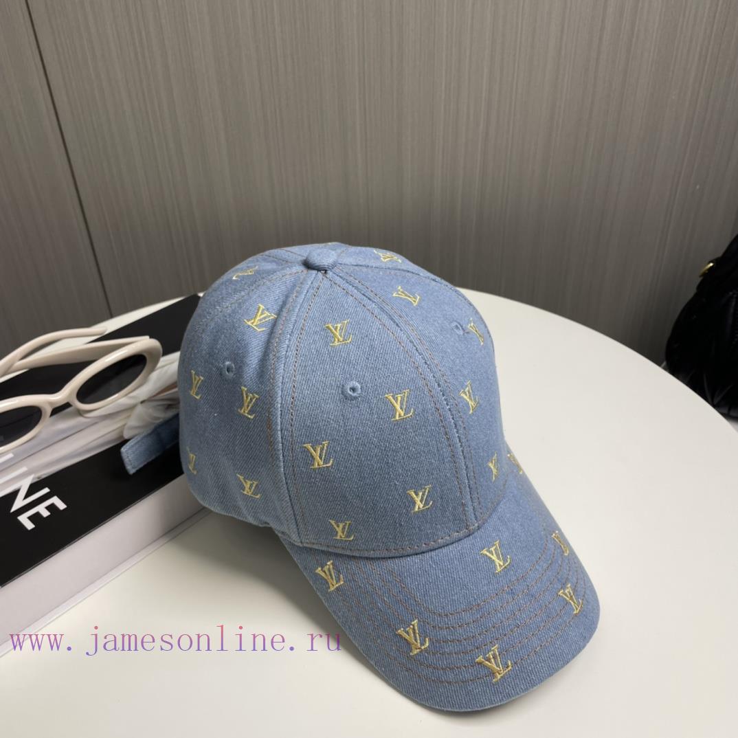 🧢LV Louis Vuitton 🧢 Official website shipment, embroidered letter baseball cap, very classiubhi4y7e - Image 9