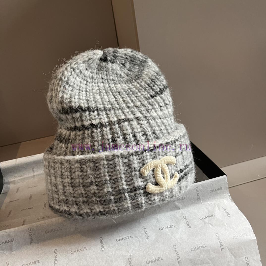 Chanel Knitted Woolen Hatvuepfog8 - Image 2