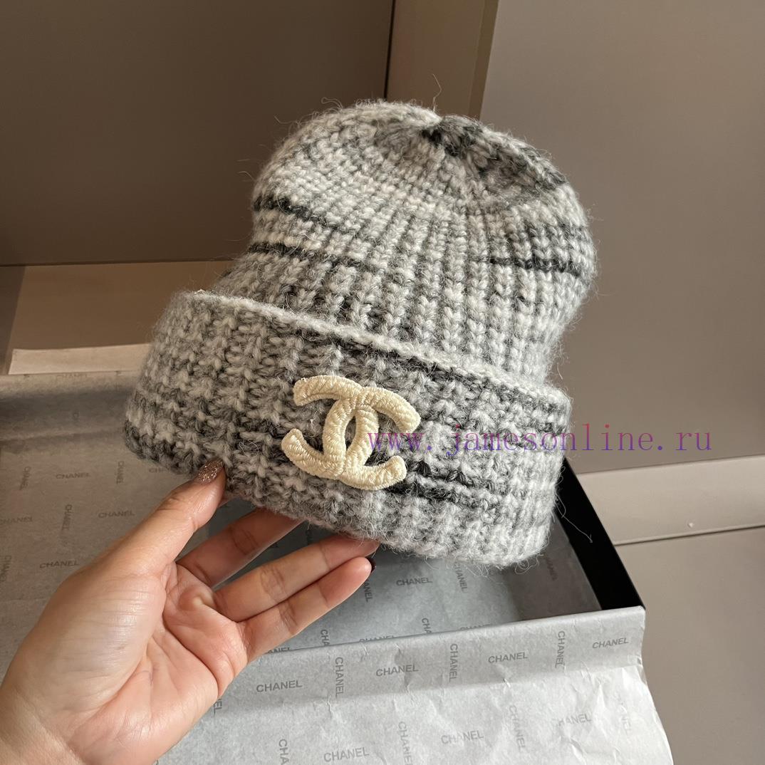Chanel Knitted Woolen Hatvuepfog8 - Image 3