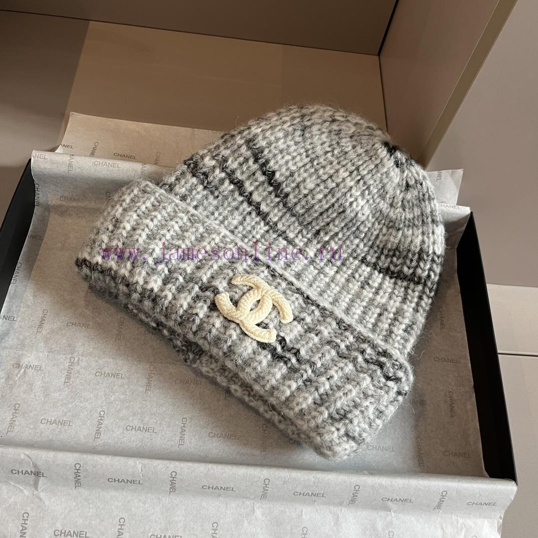 Chanel Knitted Woolen Hatvuepfog8 - Image 8