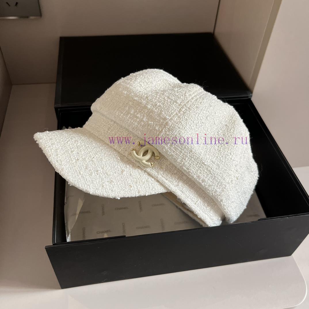 Chanel Octagonal Pumpkin Cap, Painter's Cap, Head circumference 57cml807x3zp - Image 4