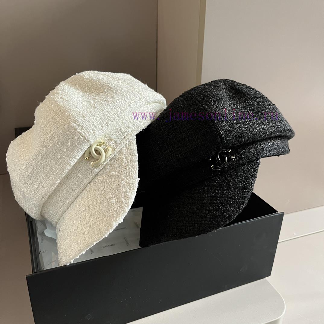 Chanel Octagonal Pumpkin Cap, Painter's Cap, Head circumference 57cml807x3zp - Image 11