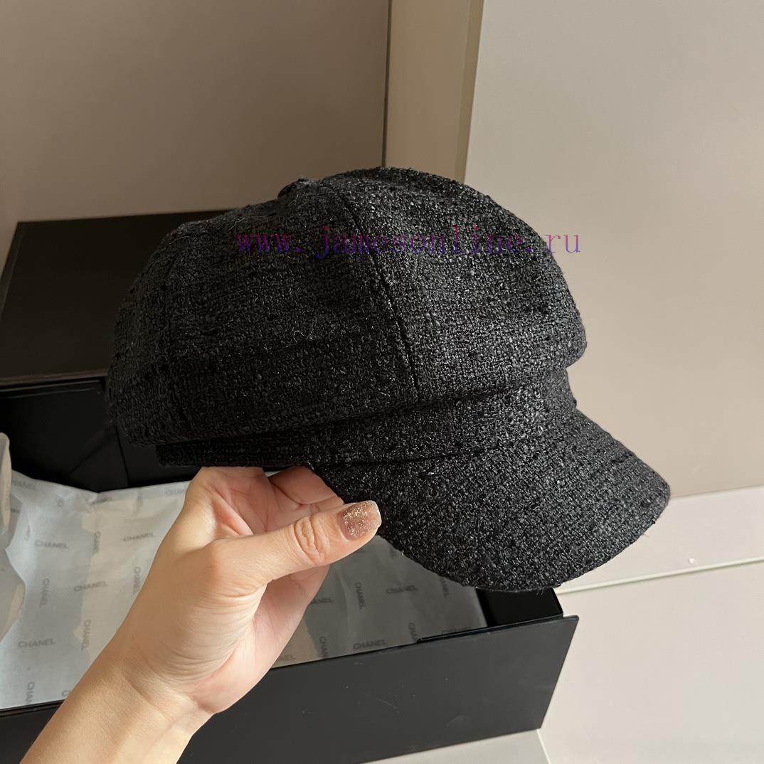 Chanel Octagonal Pumpkin Cap, Painter's Cap, Head circumference 57cmc56gzlyh - Image 3