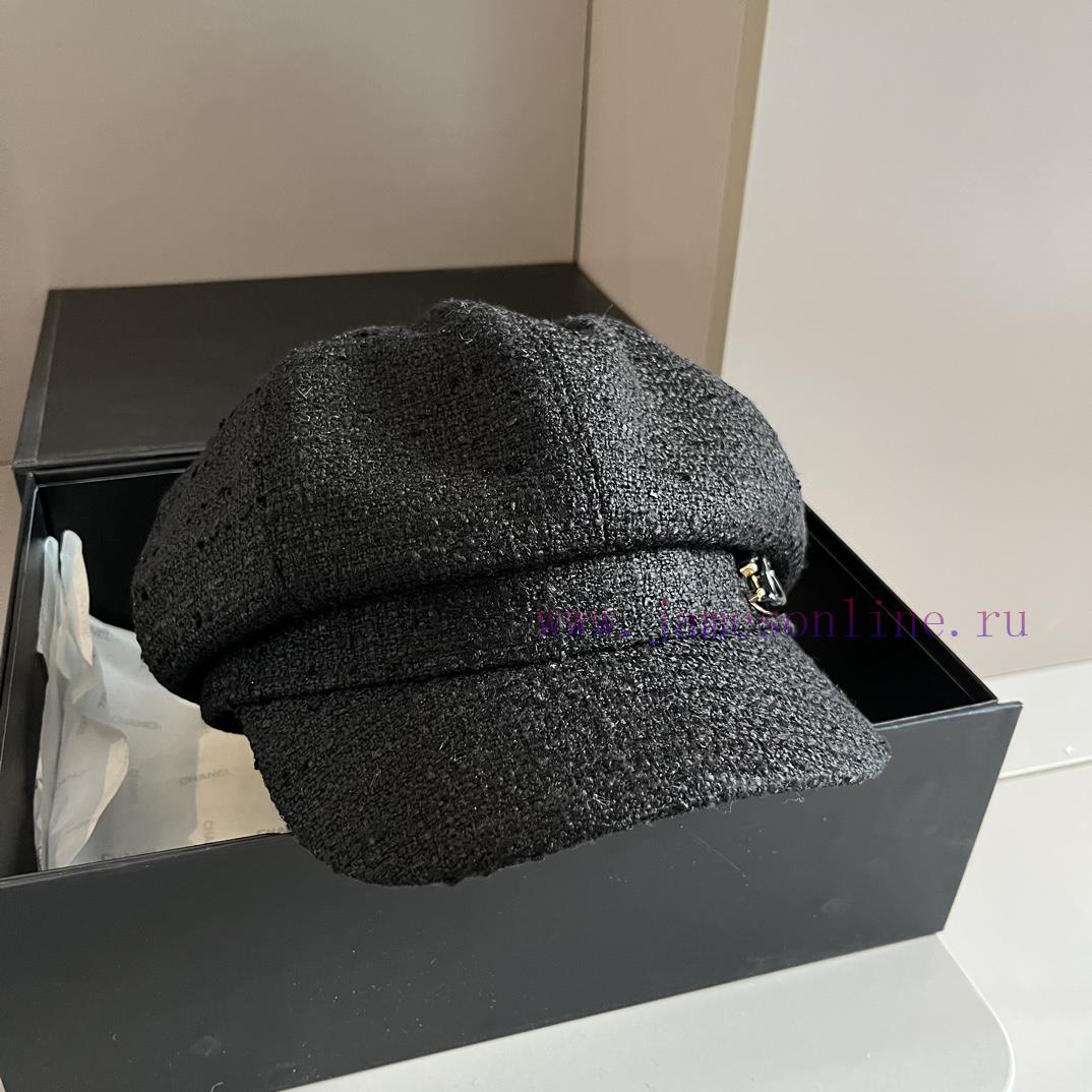 Chanel Octagonal Pumpkin Cap, Painter's Cap, Head circumference 57cmc56gzlyh - Image 4