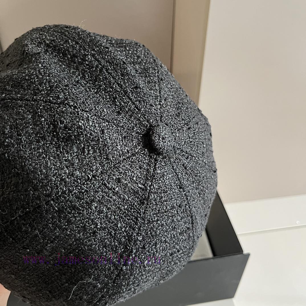 Chanel Octagonal Pumpkin Cap, Painter's Cap, Head circumference 57cmc56gzlyh - Image 7