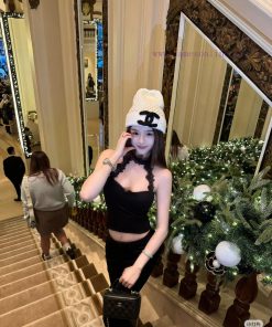 Chanel Knitted Wool Hatftutz0ao