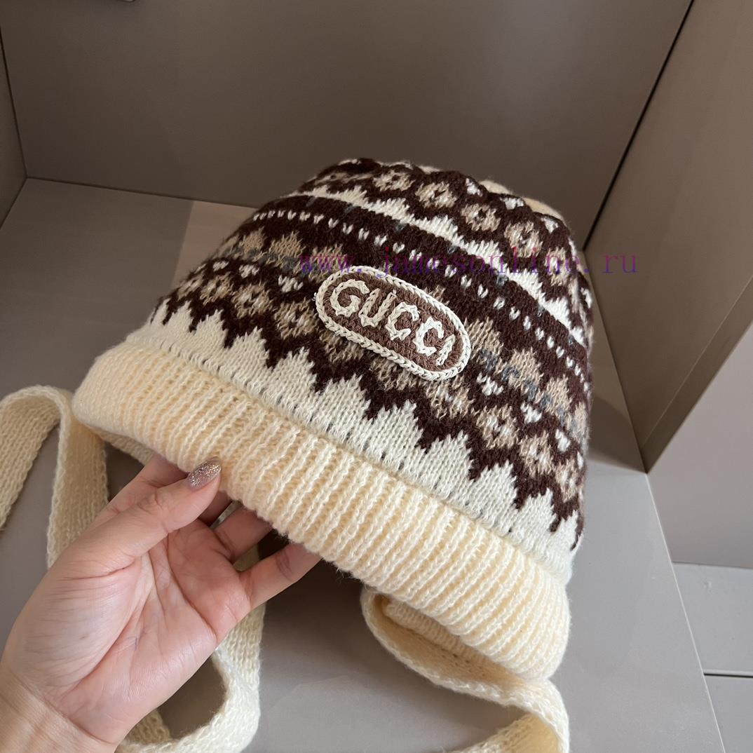 GucciGucci's new knitted cold hat ear protection hat7yw9n55q - Image 3