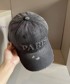 Prada new denim baseball cap duckbill cap, water play denim cap, head circumference 57cmgmerjwt5