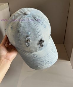 Kroxin's new denim baseball cap, duckbill cap, water play denim cap, head circumference 57cmjdufpke4