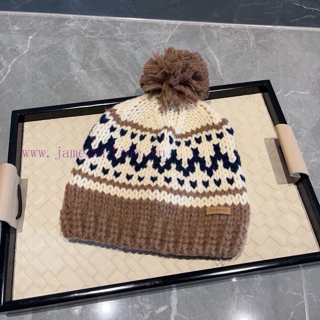 Burberry's new woolen hat, warm knit for autumn and winterHath7hwem25 - Image 4