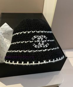 Chanel Knitted Fisherman's Hat, Head circumference 57cmpy72e1qn