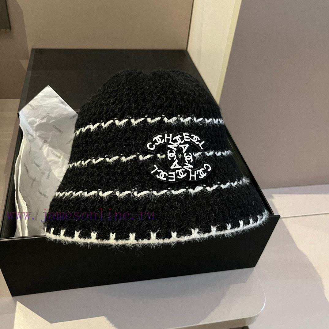 Chanel Knitted Fisherman's Hat, Head circumference 57cmpy72e1qn