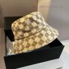 Lv Louis Vuitton checkerboard fisherman hat, head circumference 57cmcy9fa8lj