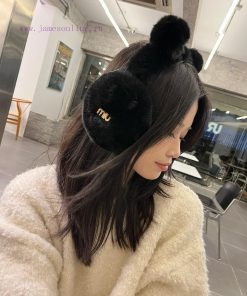 Miumiu autumn and winter new fur ear muffsai7v9n3g