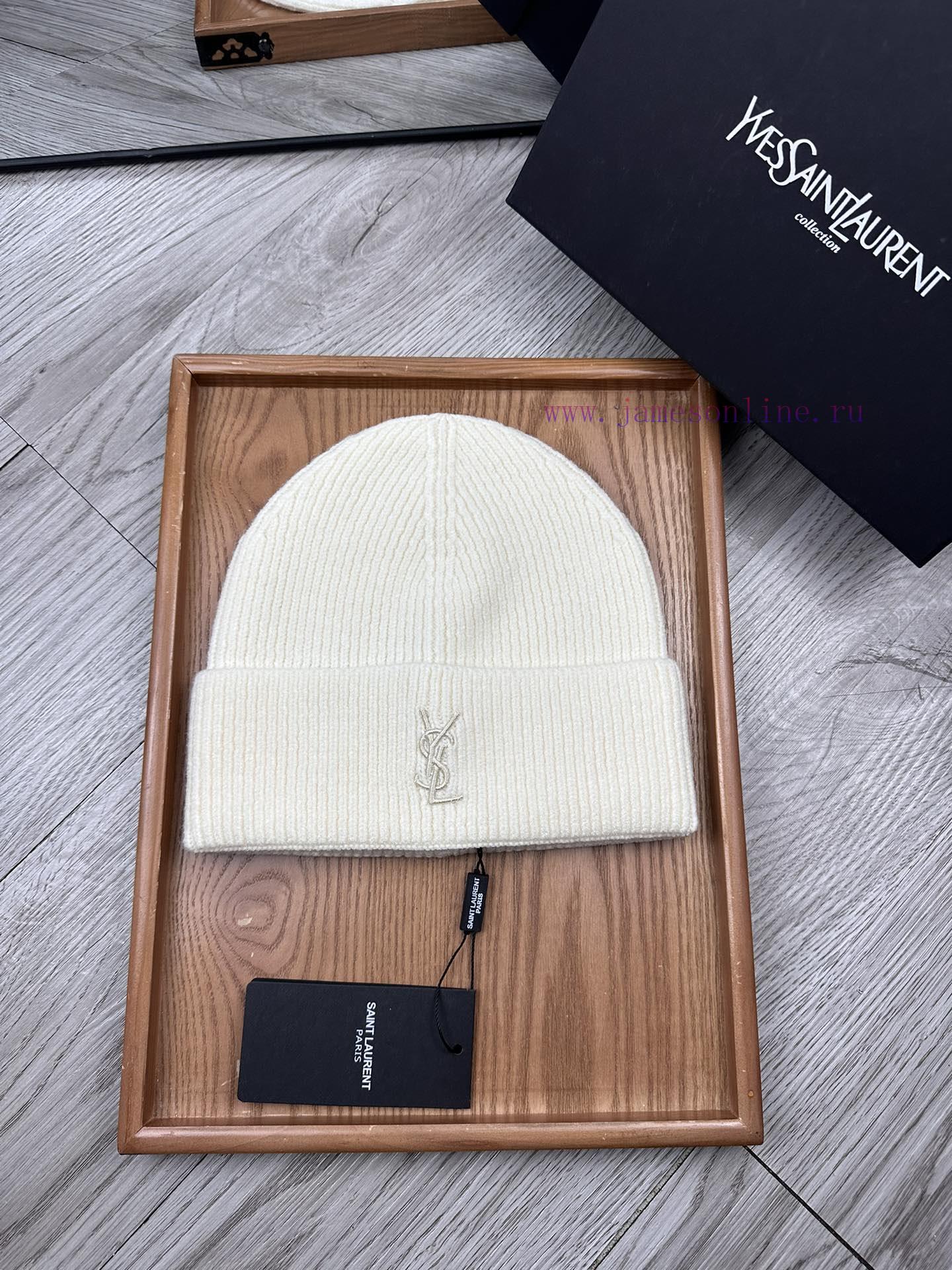 The new YSL welfare fine yarn knitted single hat is launched, which is an affordable series zzkha9uq