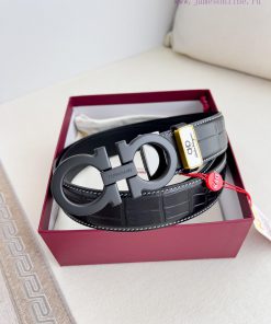 Ferragamo Ferrgamo ️ Belt and beltHanging buckle, classic hanging buckle made of pure copper uc1dz02g