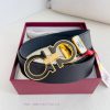 Ferragamo Ferrgamo ️ Belt and beltHanging buckle, classic hanging buckle made of pure copper tduj14zx