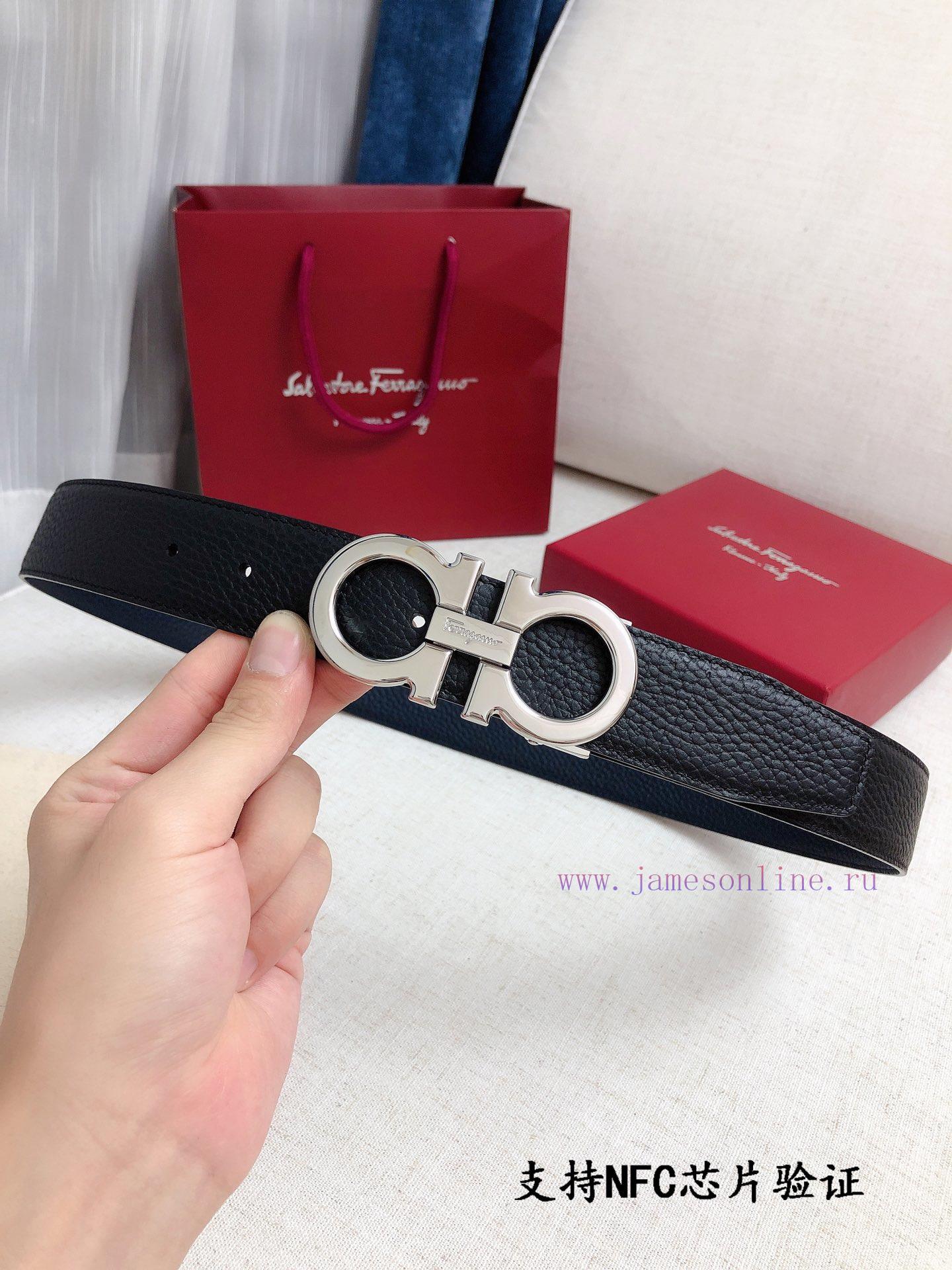 Supports NFC scanningComplete setFerragamoBuckle material: high-quality solid copper buckleT bibsb06c - Image 2