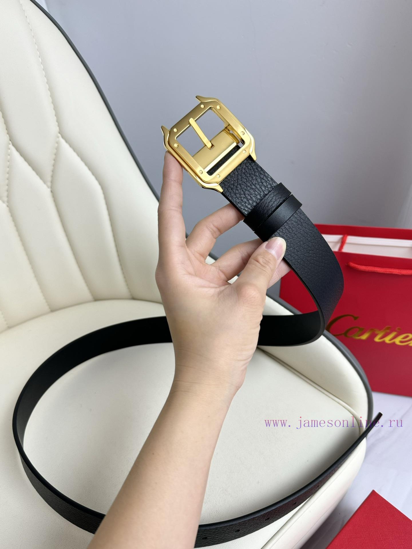 (Cartier) Double sided factory imported top layer cowhide, double-sided use, vacuum electrop aopddhw3 - Image 2