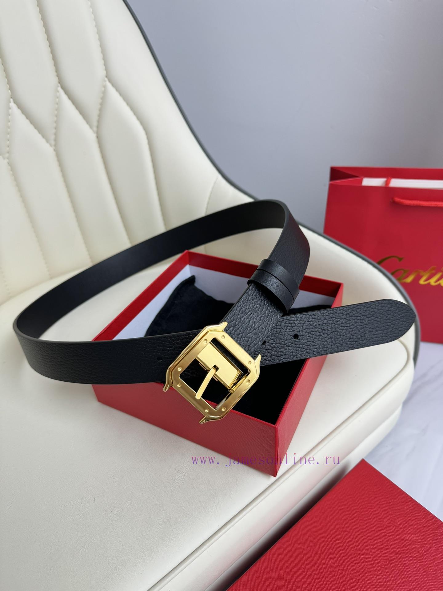 (Cartier) Double sided factory imported top layer cowhide, double-sided use, vacuum electrop aopddhw3 - Image 4