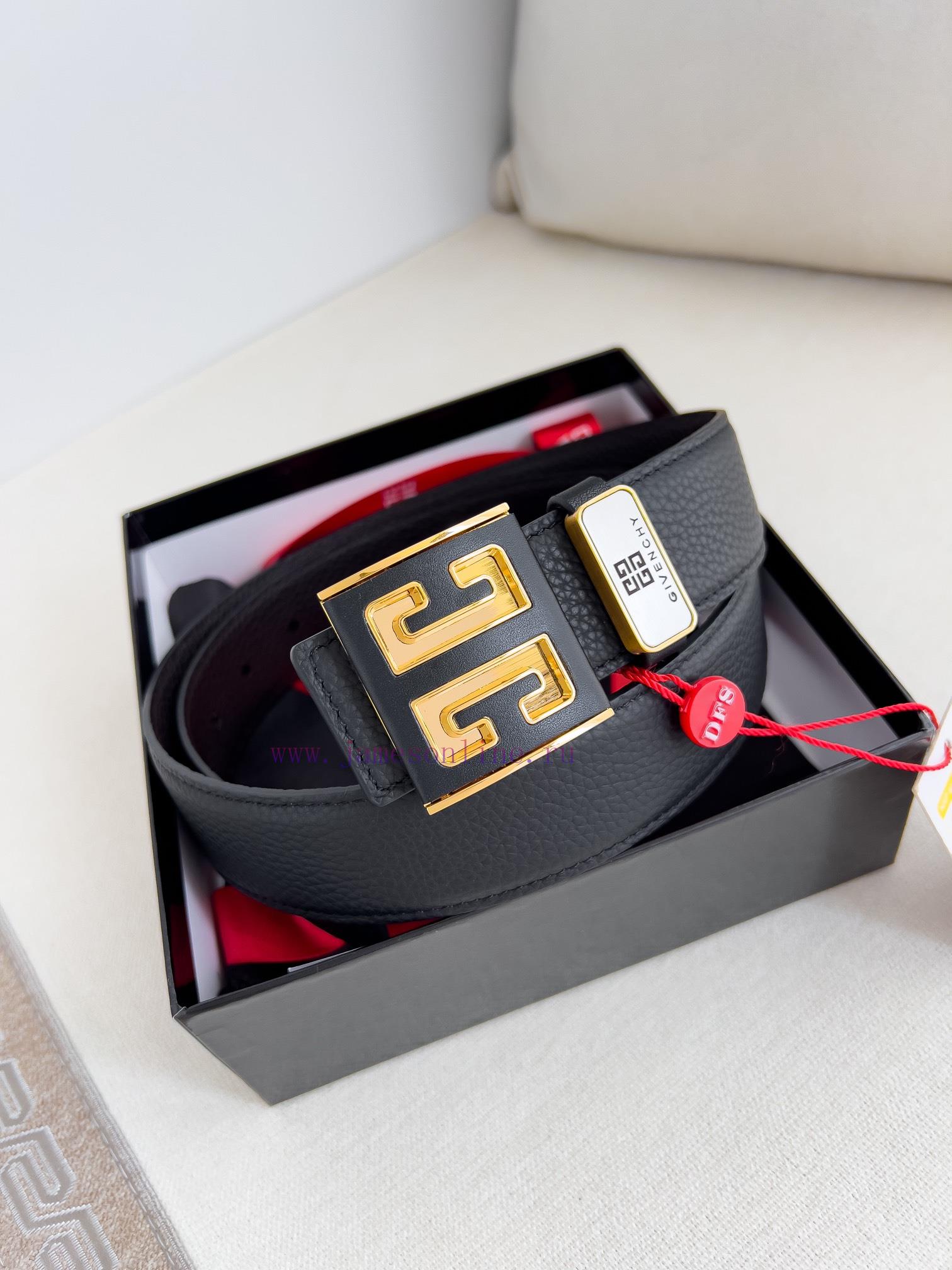 Givenchy GIVENCHY Belt ️ BeltHanging buckle, pure steel material buckle head, double-sided c aaxcsxtg - Image 3