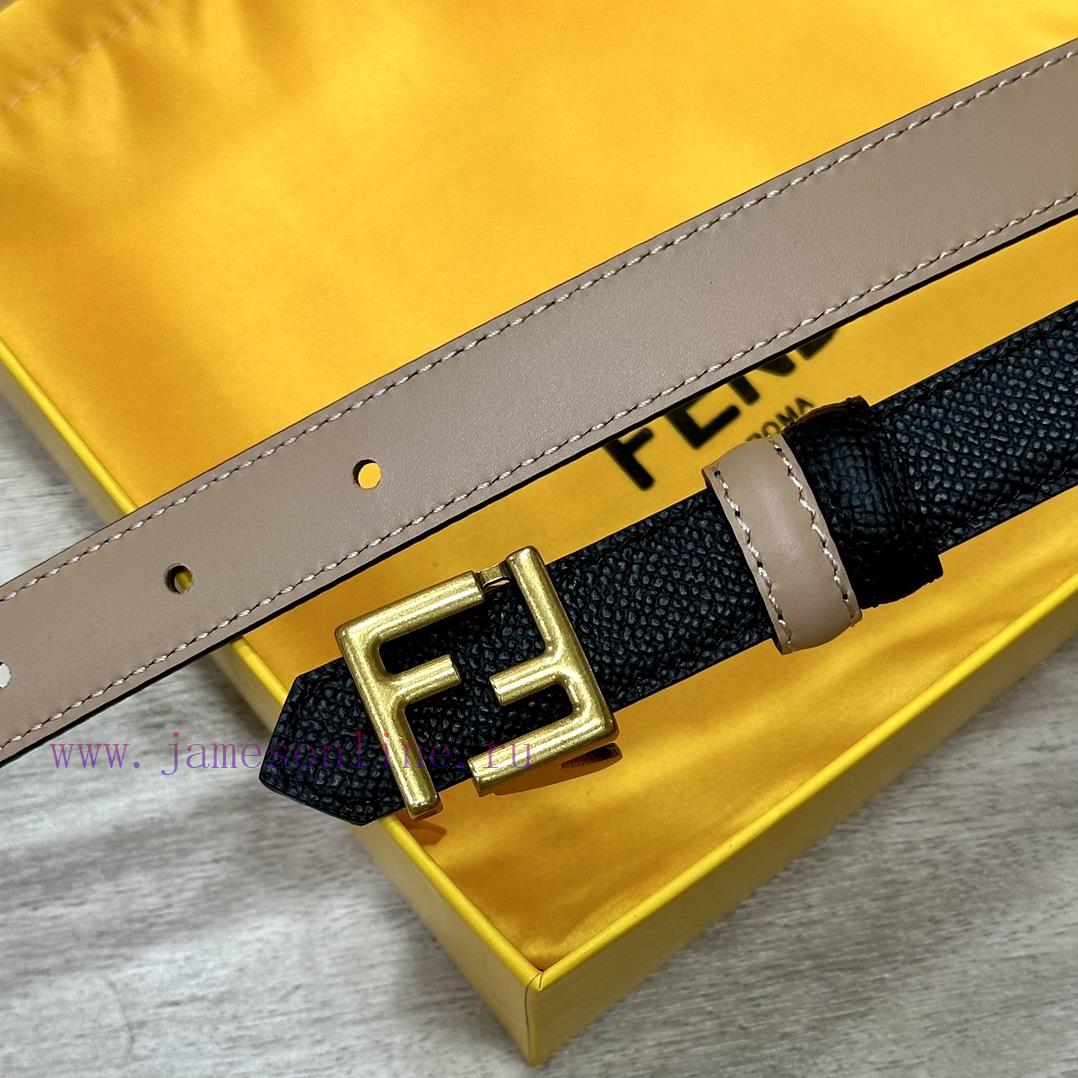 FENDL/Fendi width 20MM, imported calf leather, matched with ruthenium palladium plated F-buc q8wh7g2d - Image 3