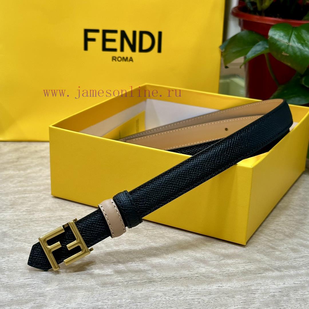 FENDL/Fendi width 20MM, imported calf leather, matched with ruthenium palladium plated F-buc q8wh7g2d - Image 5