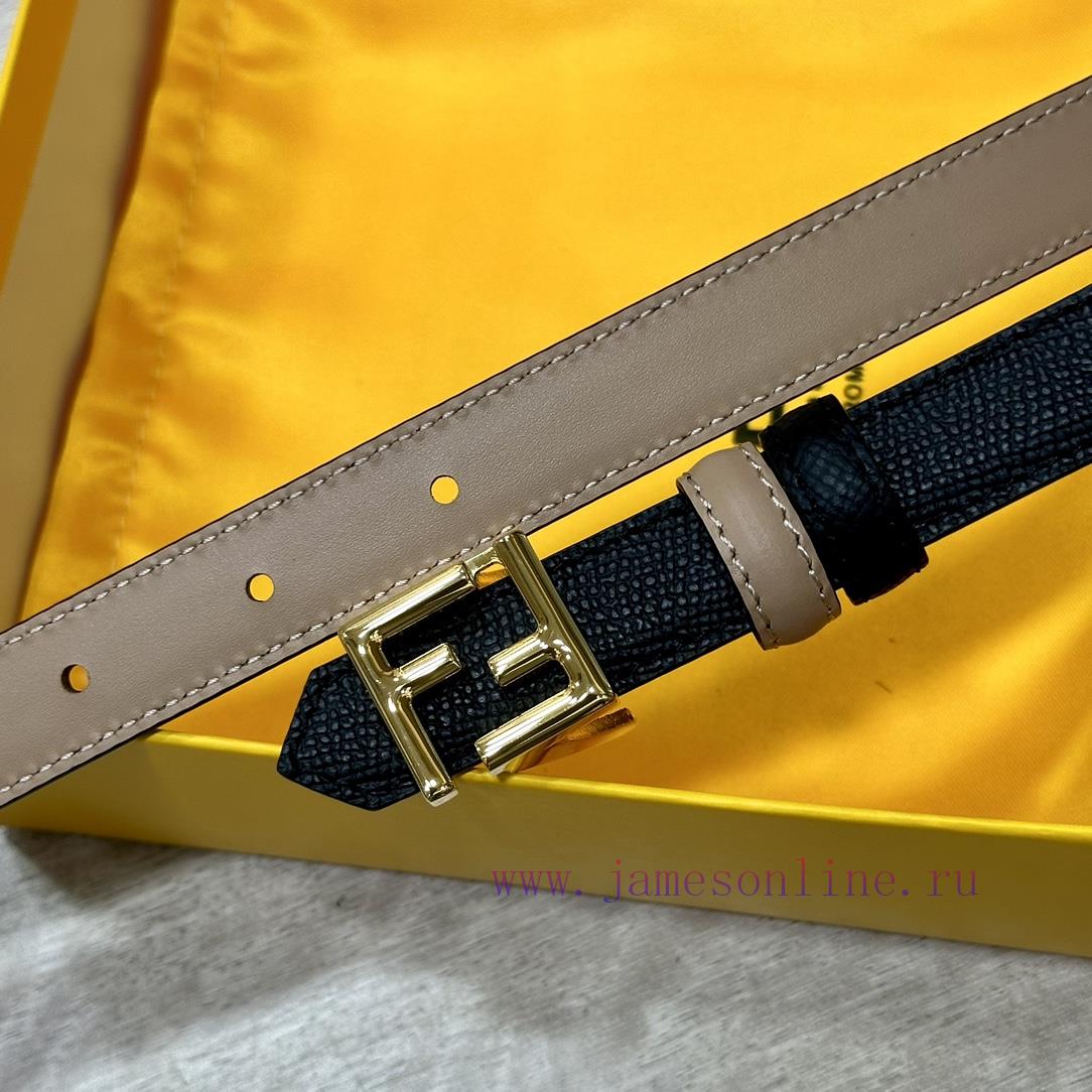 FENDL/Fendi width 20MM, imported calf leather, matched with ruthenium palladium plated F-buc b4iqlojo - Image 3