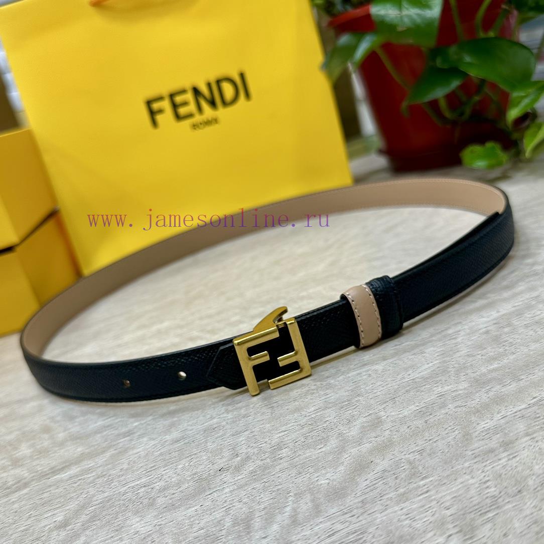 FENDL/Fendi width 20MM, imported calf leather, matched with ruthenium palladium plated F-buc q8wh7g2d - Image 7