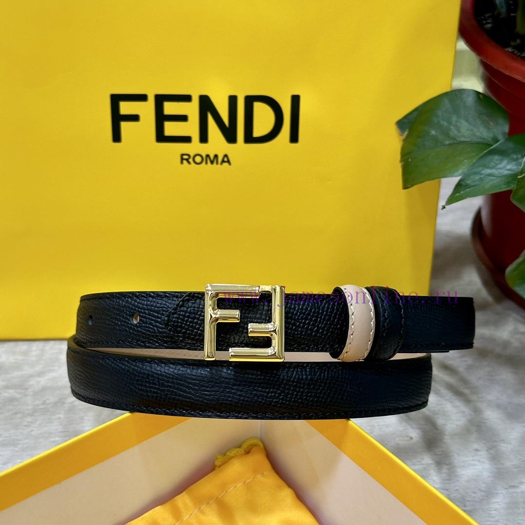 FENDL/Fendi width 20MM, imported calf leather, matched with ruthenium palladium plated F-buc b4iqlojo - Image 6