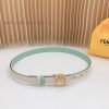 2.0cm Fendi official website new model, double-sided top layer cowhide material, length. 75. y8fkj5av