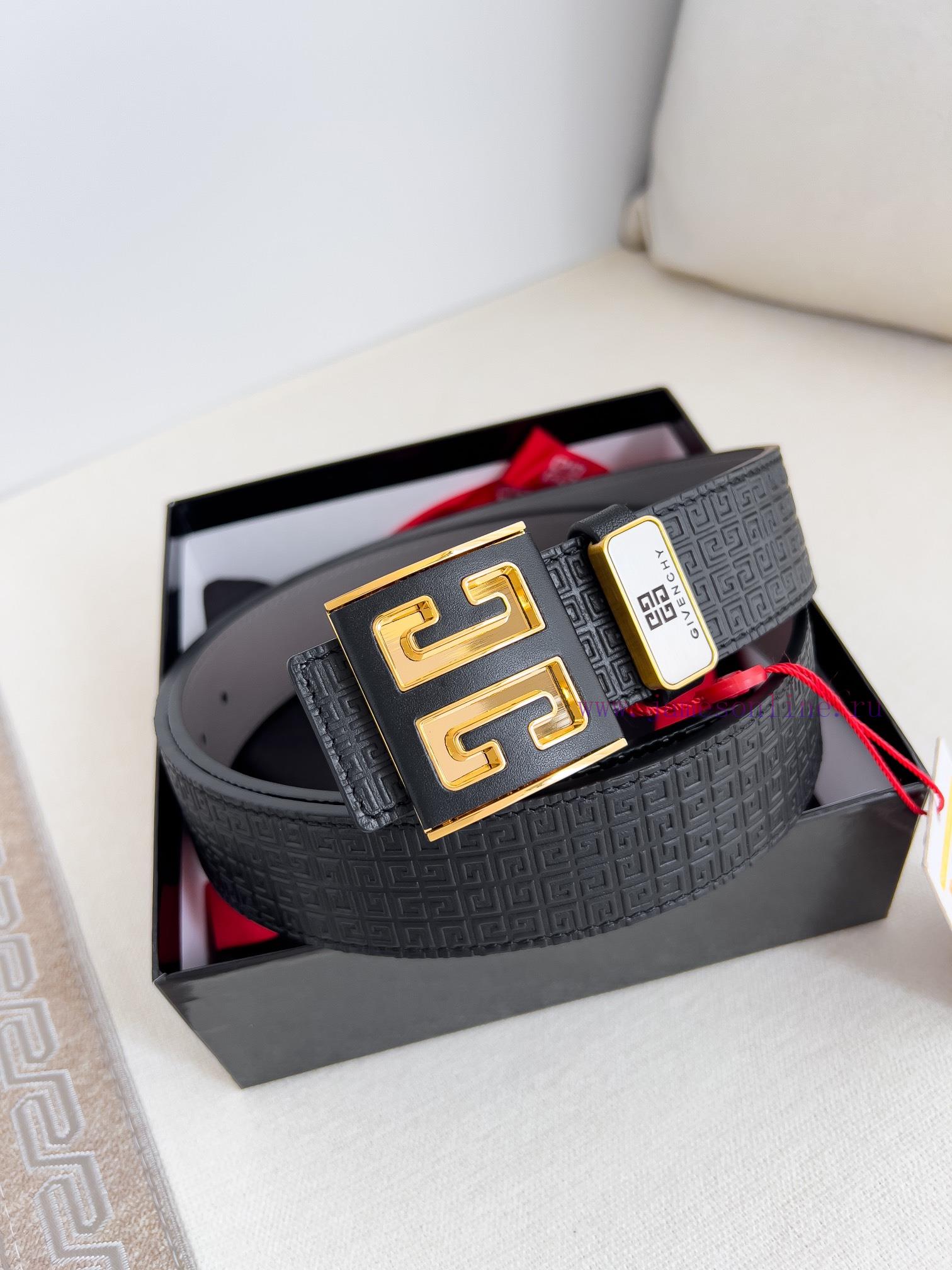 Givenchy GIVENCHY Belt ️ BeltHanging buckle, pure steel material buckle head, double-sided c md2dfnj9