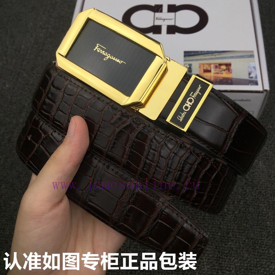 Ferragamo crocodile patternGrade: Italian imported 100% top layer cowhide, Ferragamo, world- y7u45z8c - Image 4