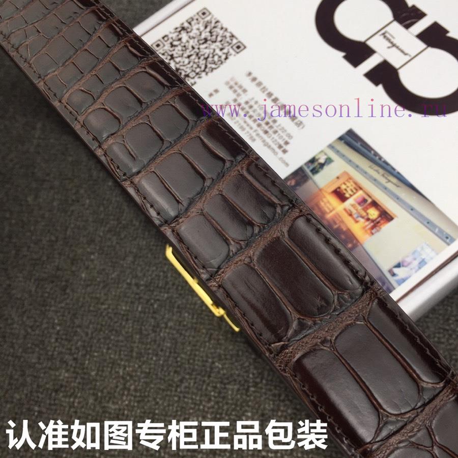 Ferragamo crocodile patternGrade: Italian imported 100% top layer cowhide, Ferragamo, world- hlin6wac - Image 9