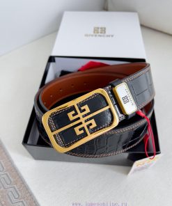 Givenchy GIVENCHY Belt ️ BeltBuckle, smooth buckle made of pure steel material, leather belt 8ucaxkke