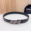 New 3.5cm Balenciaga official website, double-sided top layer cowhide material, length. 758. nbn6l80c