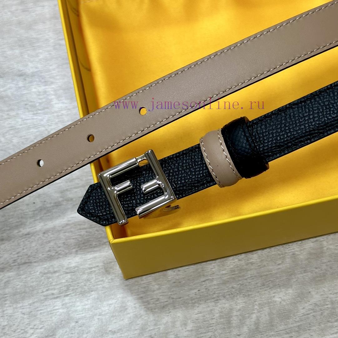 FENDL/Fendi width 20MM, imported calf leather, matched with ruthenium palladium plated F-buc n8ezoiir - Image 3