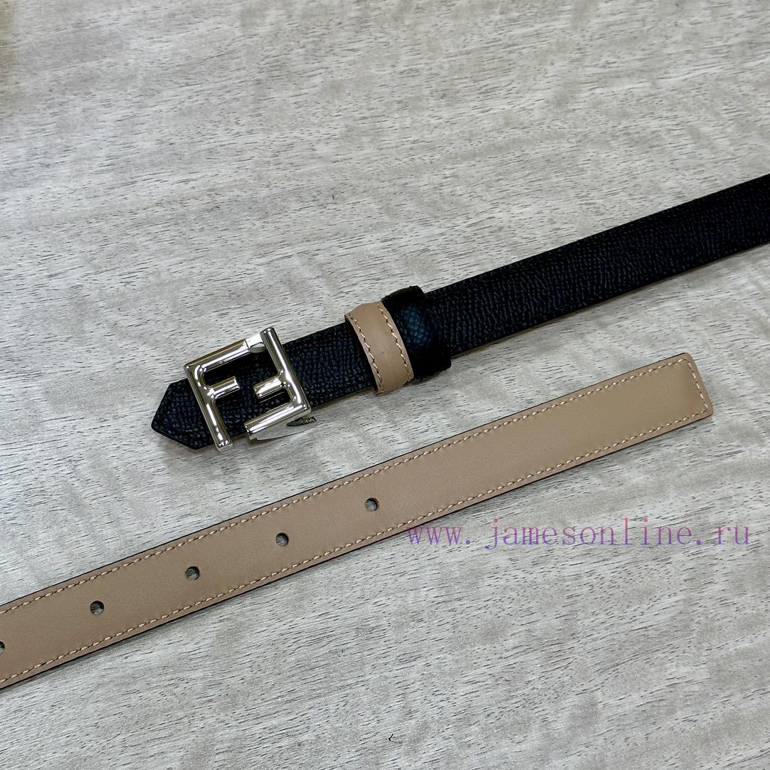 FENDL/Fendi width 20MM, imported calf leather, matched with ruthenium palladium plated F-buc n8ezoiir - Image 4