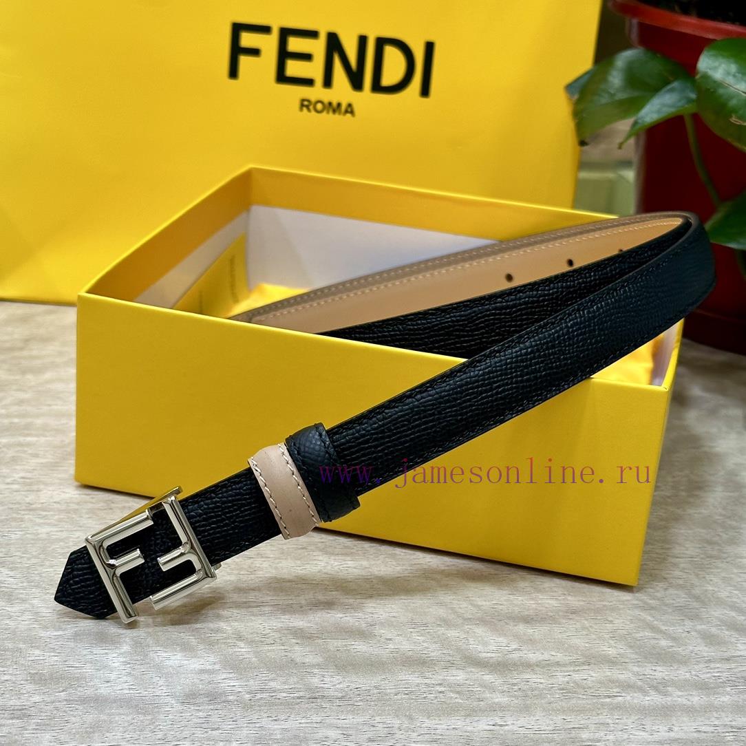 FENDL/Fendi width 20MM, imported calf leather, matched with ruthenium palladium plated F-buc n8ezoiir - Image 5