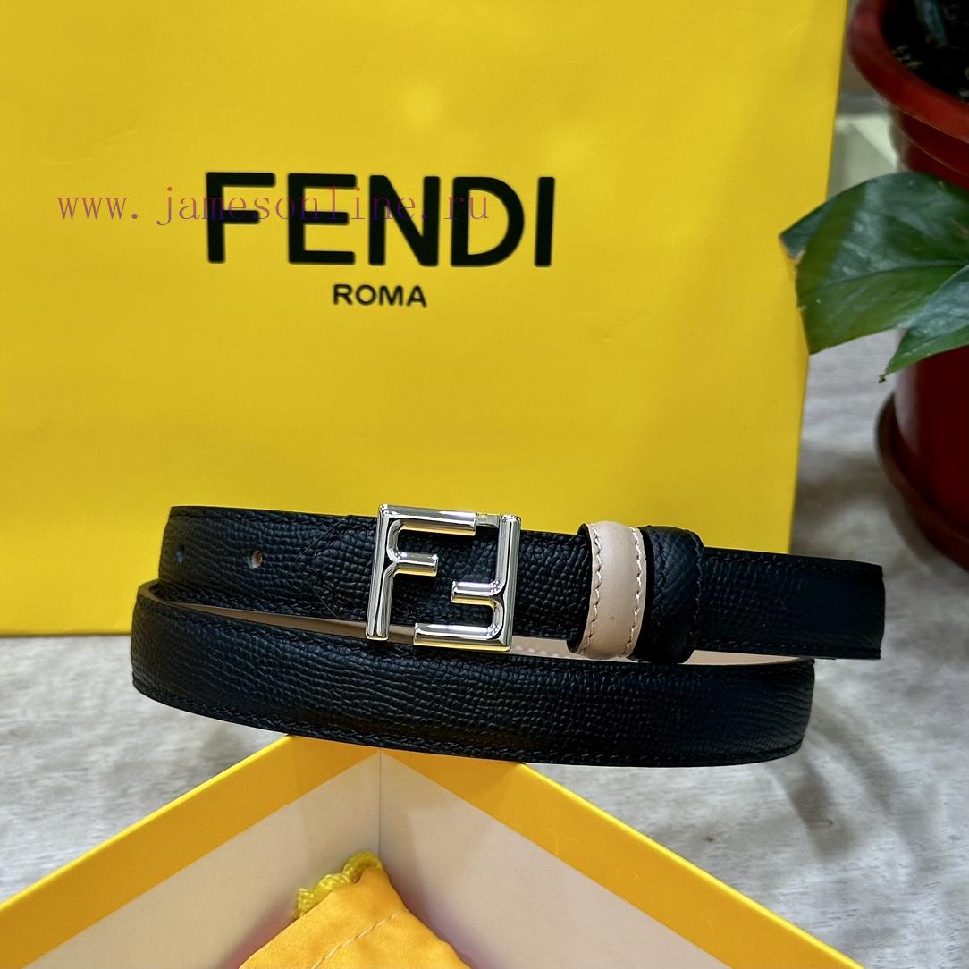 FENDL/Fendi width 20MM, imported calf leather, matched with ruthenium palladium plated F-buc n8ezoiir - Image 6