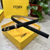 FENDL/Fendi width 20MM, imported calf leather, matched with ruthenium palladium plated F-buc nn7d15gx
