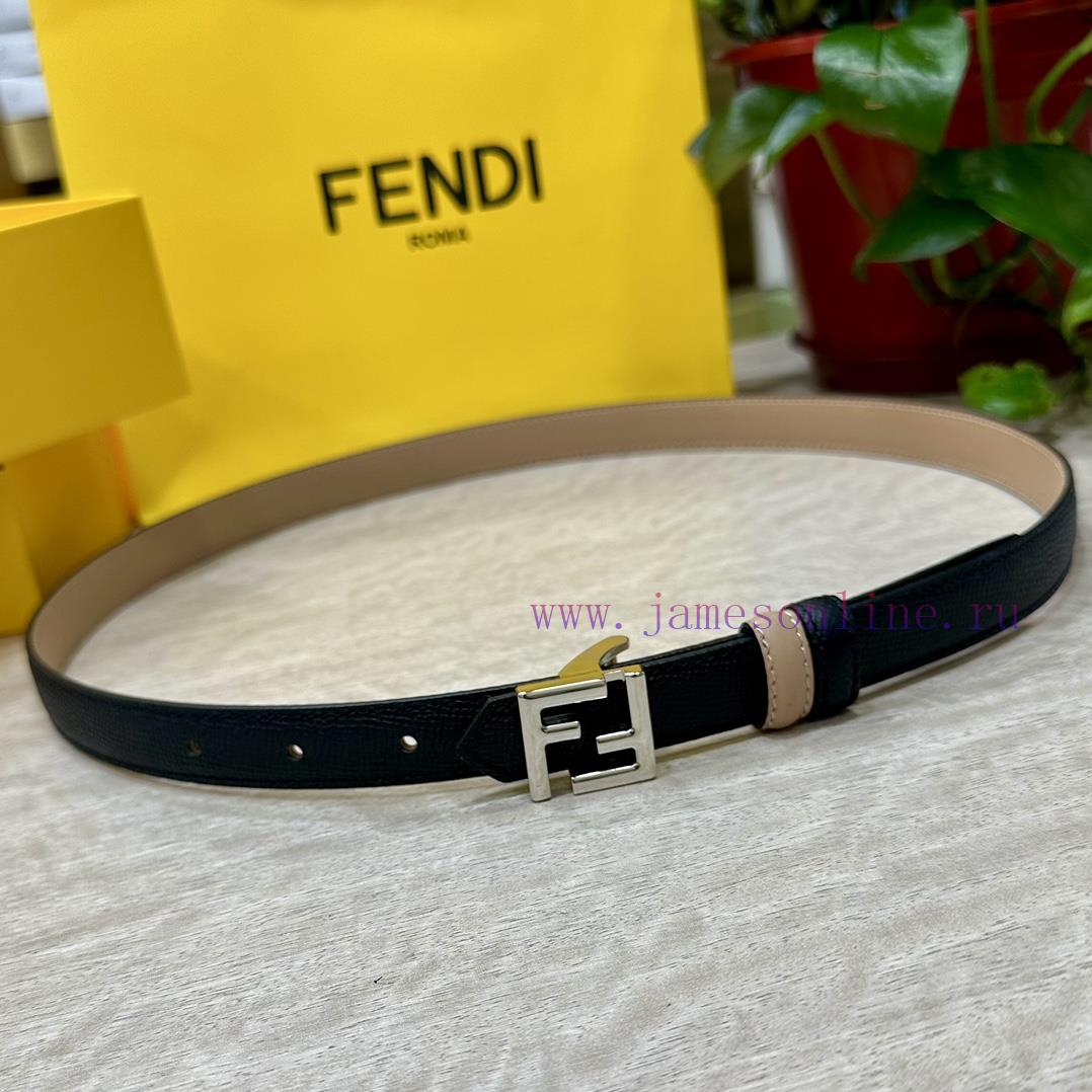 FENDL/Fendi width 20MM, imported calf leather, matched with ruthenium palladium plated F-buc n8ezoiir - Image 7