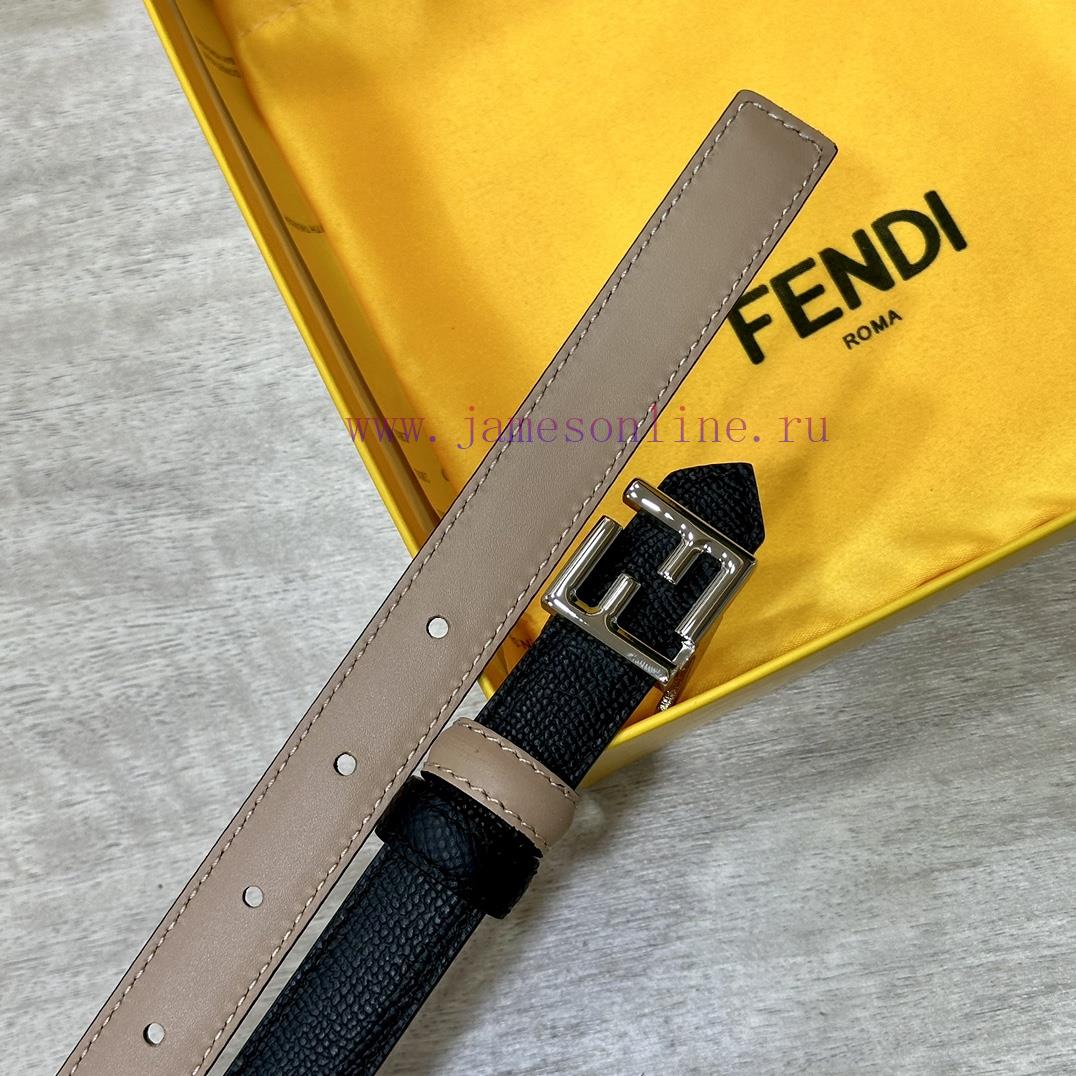 FENDL/Fendi width 20MM, imported calf leather, matched with ruthenium palladium plated F-buc n8ezoiir - Image 8