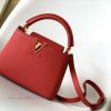Louis Vuitton Bags Double Eleven Eventoriginal SingleCOW LEATHERM56071 Red Capucines Mini Handbag Made Of Imported 3j60k4nc